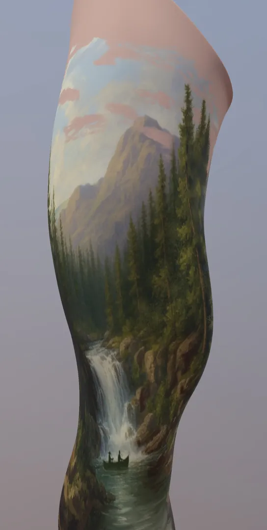 Montana Landscape— One-of-One Clearance Rack Original - Image 5