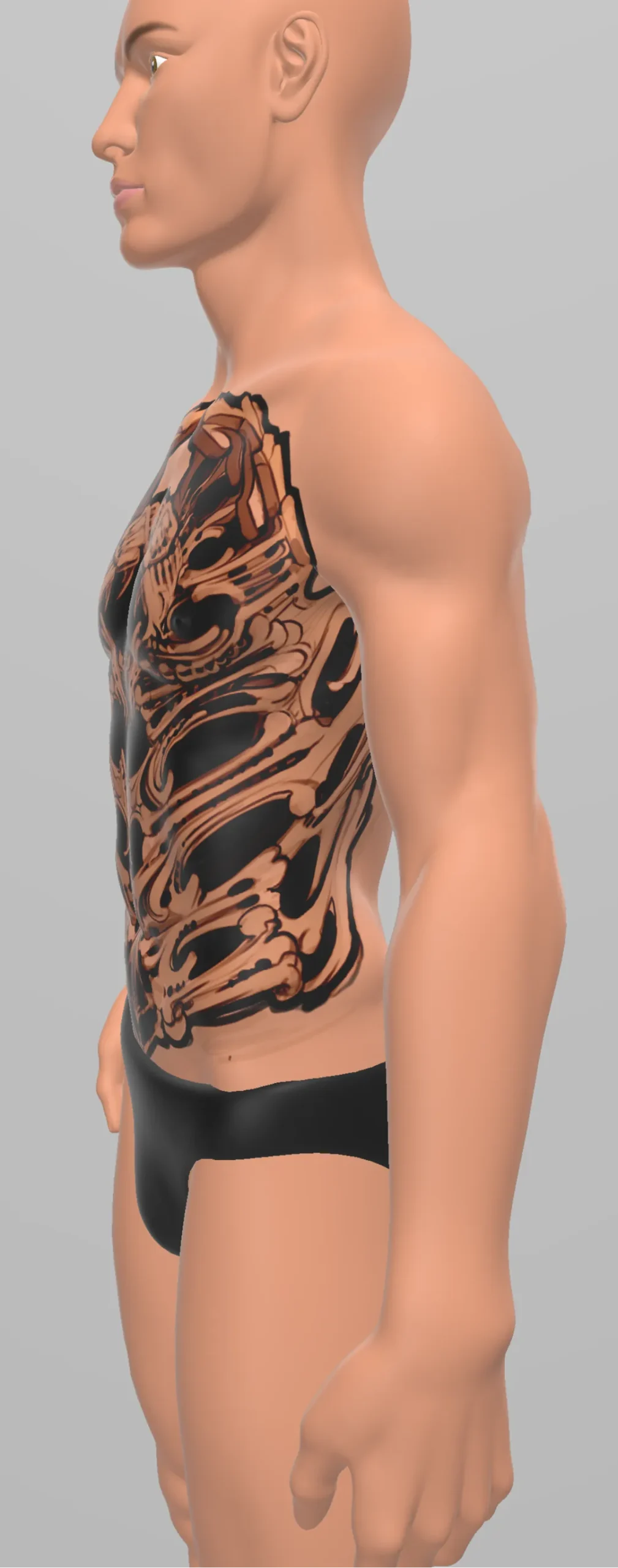 Bone Torso Come-Up — One-of-One Clearance Rack Original - Image 3