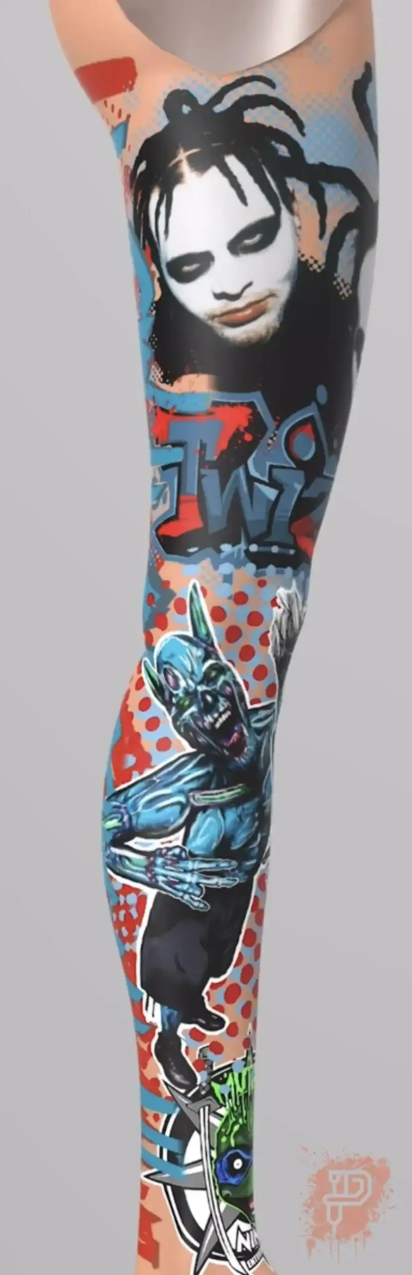 TWIZTID graffiti sleeve tattoo | Premium Tattoo Artistry Austin, TX